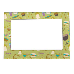 Barbecue Pattern Magnetic Frame