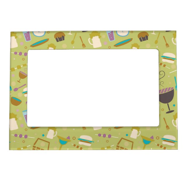 Barbecue Pattern Magnetic Frame (Front)