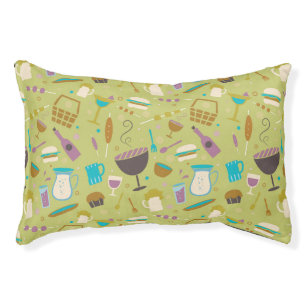 Barbecue Pattern Pet Bed