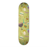 Barbecue Pattern Skateboard Deck