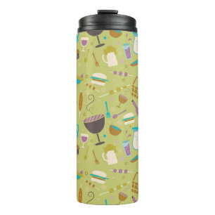 Barbecue Pattern Thermal Tumbler