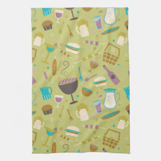 Barbecue Pattern Towel
