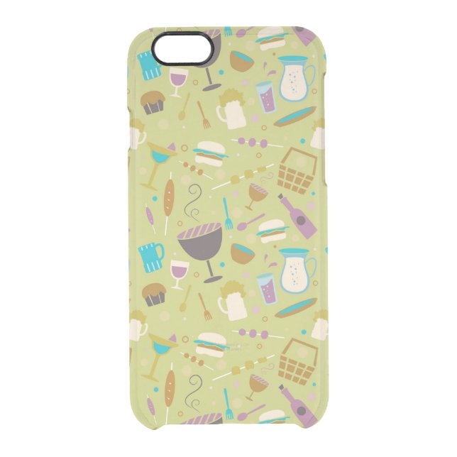 Barbecue Pattern Uncommon iPhone Case (Back)