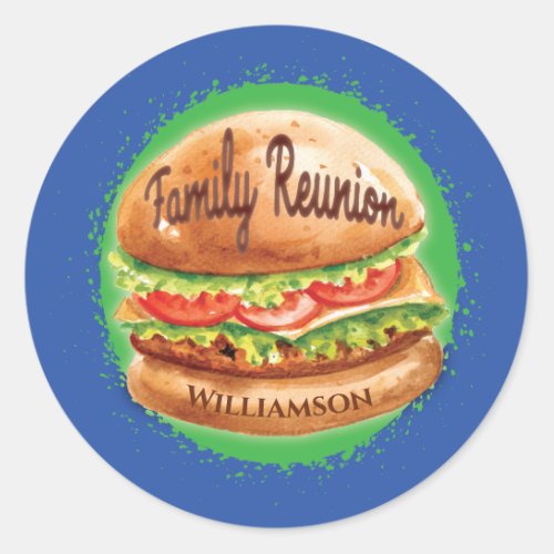 Barbecue Picnic Family Reunion Sticker
