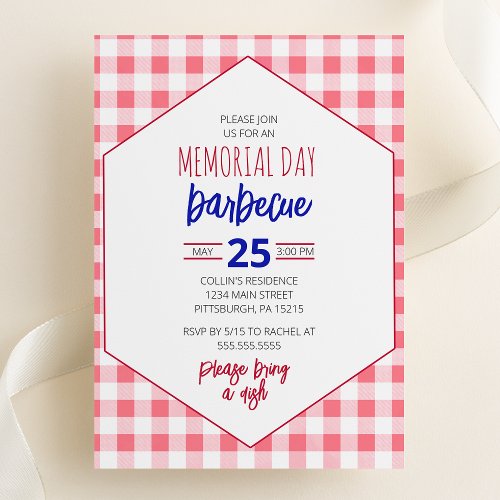 Barbecue Picnic Party Invitation