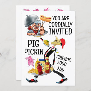 Barbecue / Pig Pickin' Invitation