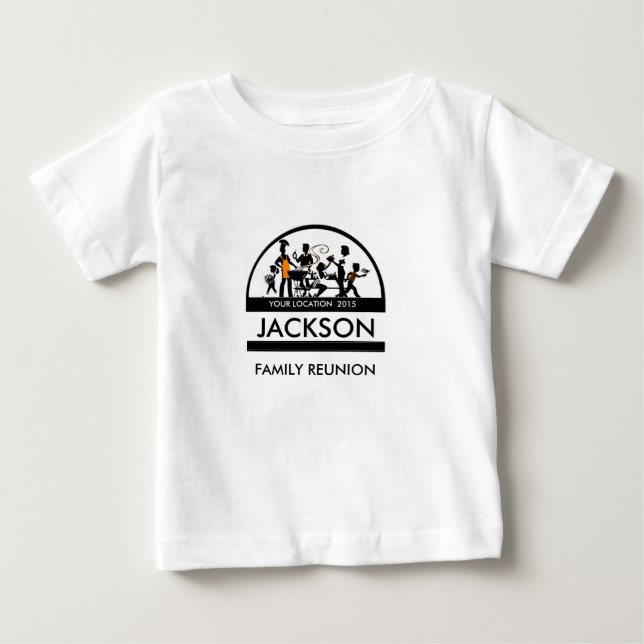Barbecue - Reunion (Group Silhoutte) Baby T-Shirt (Front)