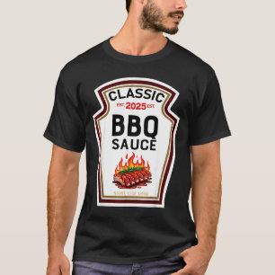 Barbecue sauce halloween costume family matching T-Shirt