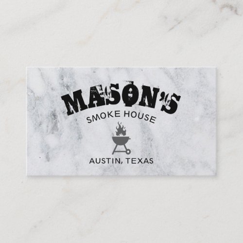 Barbecue Smoke House Business Card