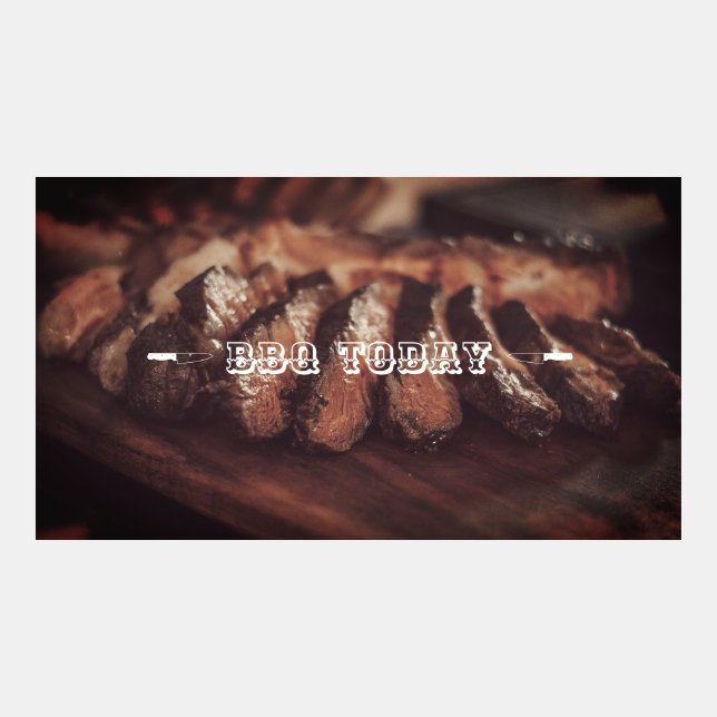 Barbecue Store YouTube Banner (Front)