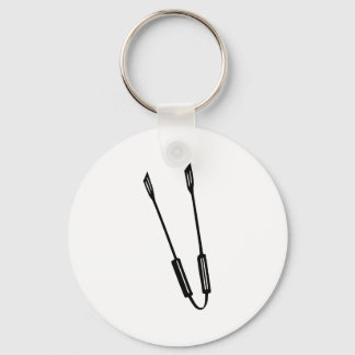 Barbecue tongs keychain