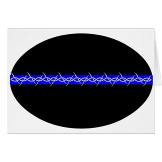 Barbed Blue Line Corrections Cards