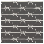 Barbed wire black  fabric