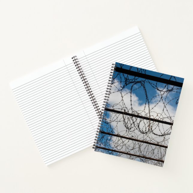 Barbed Wire Fence Notebook (Inside)