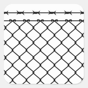 wire fence stickers