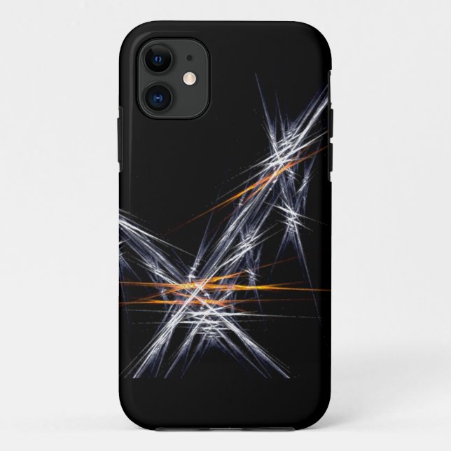 Barbed Wire fractal iphone case (Back)
