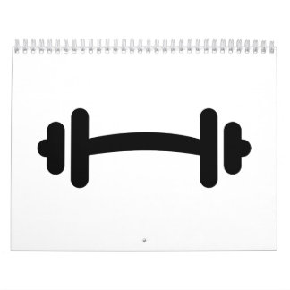 Barbell dumbbell training calendar
