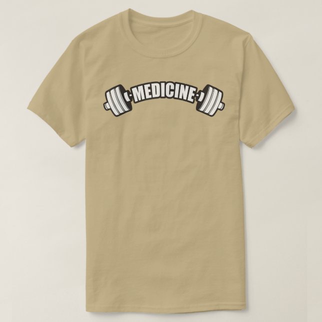 Barbell Medicine  Gym Motivational  T-Shirt (Design Front)