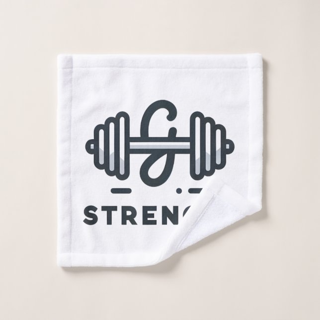 Barbell Motivation Workout Wash Cloth (Wash Cloth)