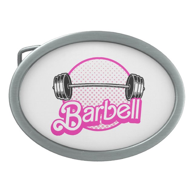 Barbell - pink belt buckle (Front)