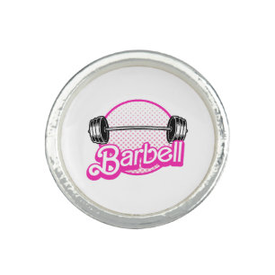 Barbell - pink ring