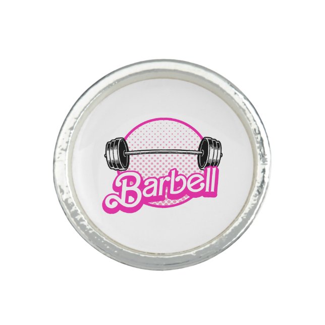 Barbell - pink ring (Front)