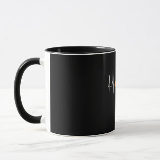 Barbell Weightlifting Heartbeat Bodybuilding Cool Mug