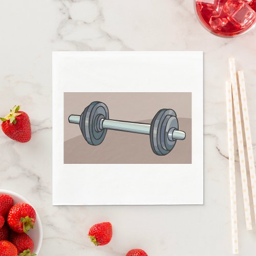 Barbell Weights Napkins