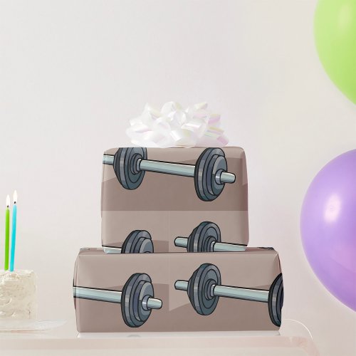 Barbell Weights Wrapping Paper