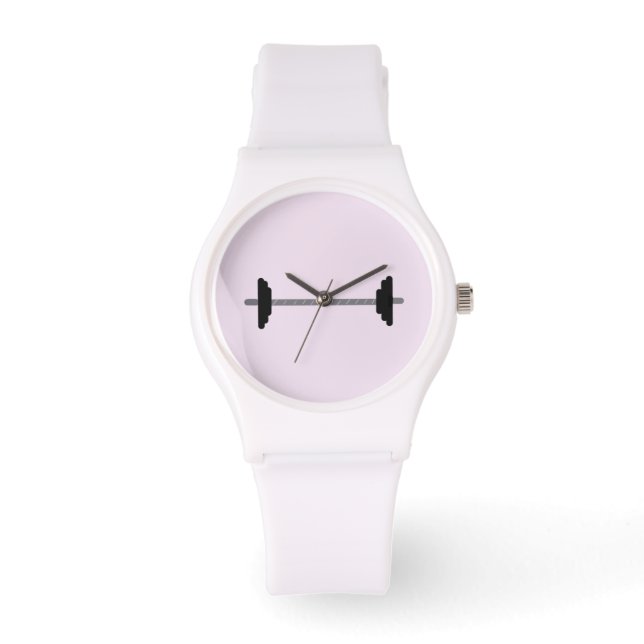 Barbell With Weights Watch (Front)