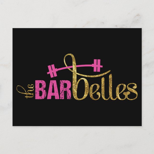 BarBelles Post Card (Front)