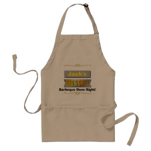 Barbeque Apron Personalize with Recipient's Name