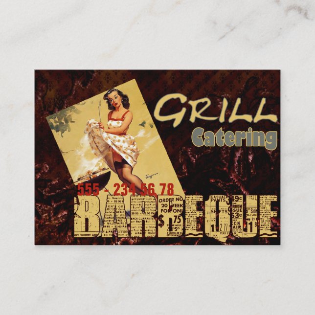 Barbeque - Business Card (Front)