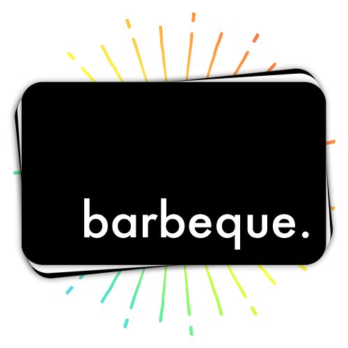 barbeque business card
