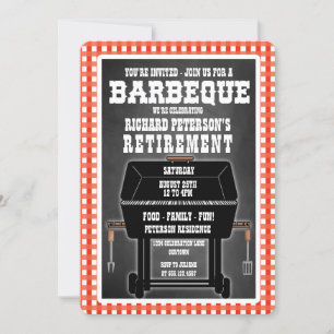 Barbeque Celebration Invitations