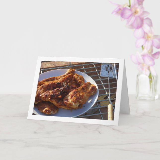 Barbeque Chicken Card (Orchid)