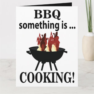 Barbeque Cook Chef Funny Bbq Greeting Card