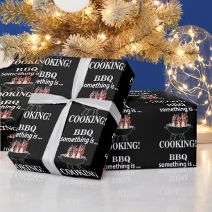 Barbeque Cook Chef Funny Bbq Wrapping Paper