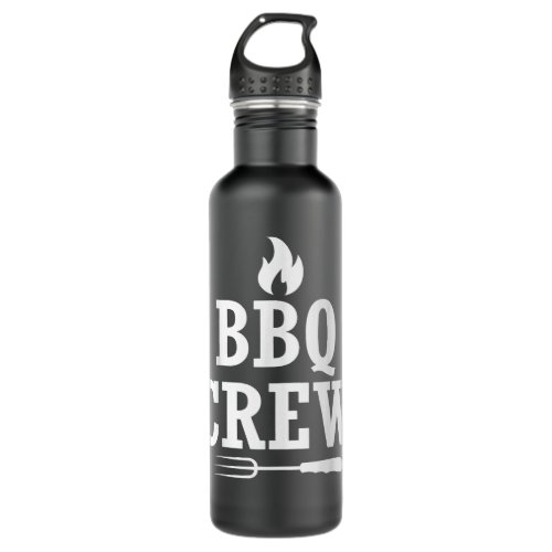 Barbeque Crew Design BBQ Crew Stainless Steel Water Bottle