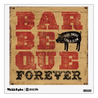 Barbeque Forever Wall Sticker