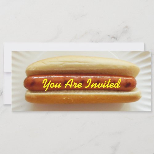 Barbeque Invitation _ Skinny Hotdog