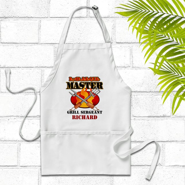 Barbeque Master Personalized BBQ Apron (Creator Uploaded)