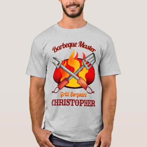 Barbeque Master Personalized T_Shirt