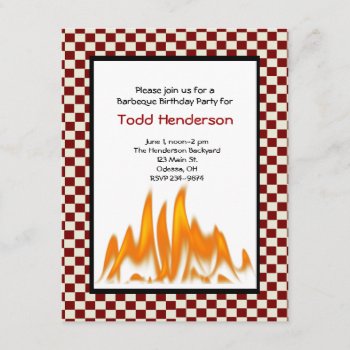 Barbeque Party Invitation by Lilleaf at Zazzle