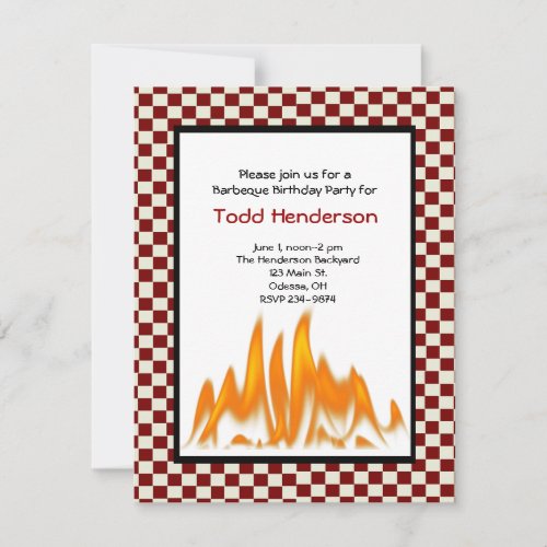Barbeque Party Invitation