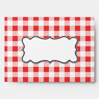 Barbeque Picnic Invitation Envelopes