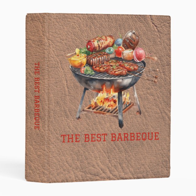 Barbeque Recipes Binder (Front/Spine)