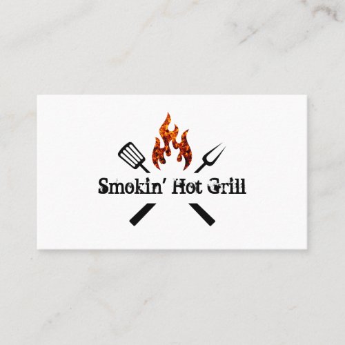 Barbeque Restaurant And Grill Business Cards