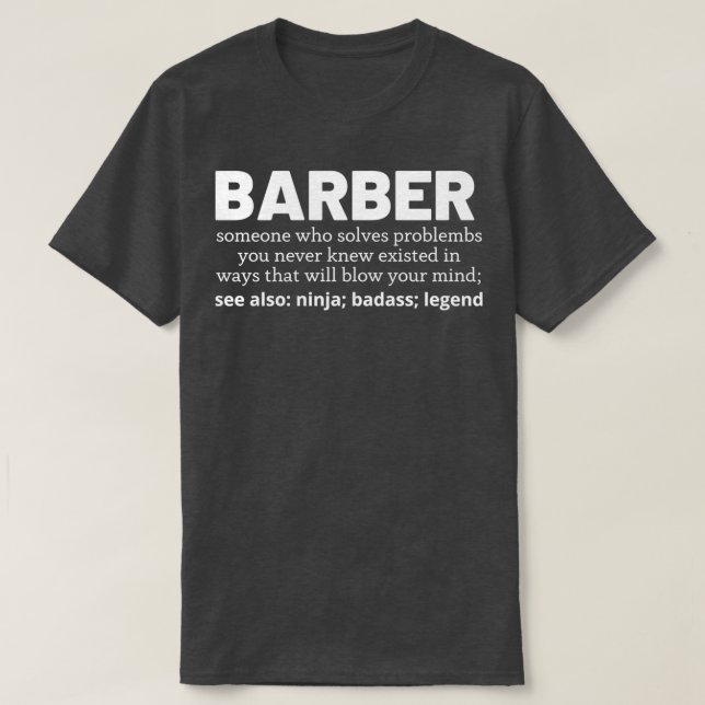 barber 67 T-Shirt (Design Front)