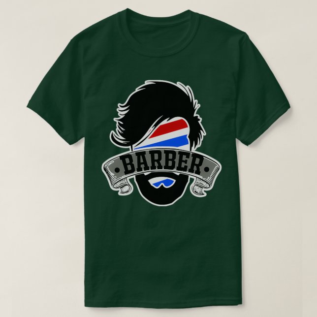 Barber Barbershop 2 T-Shirt (Design Front)